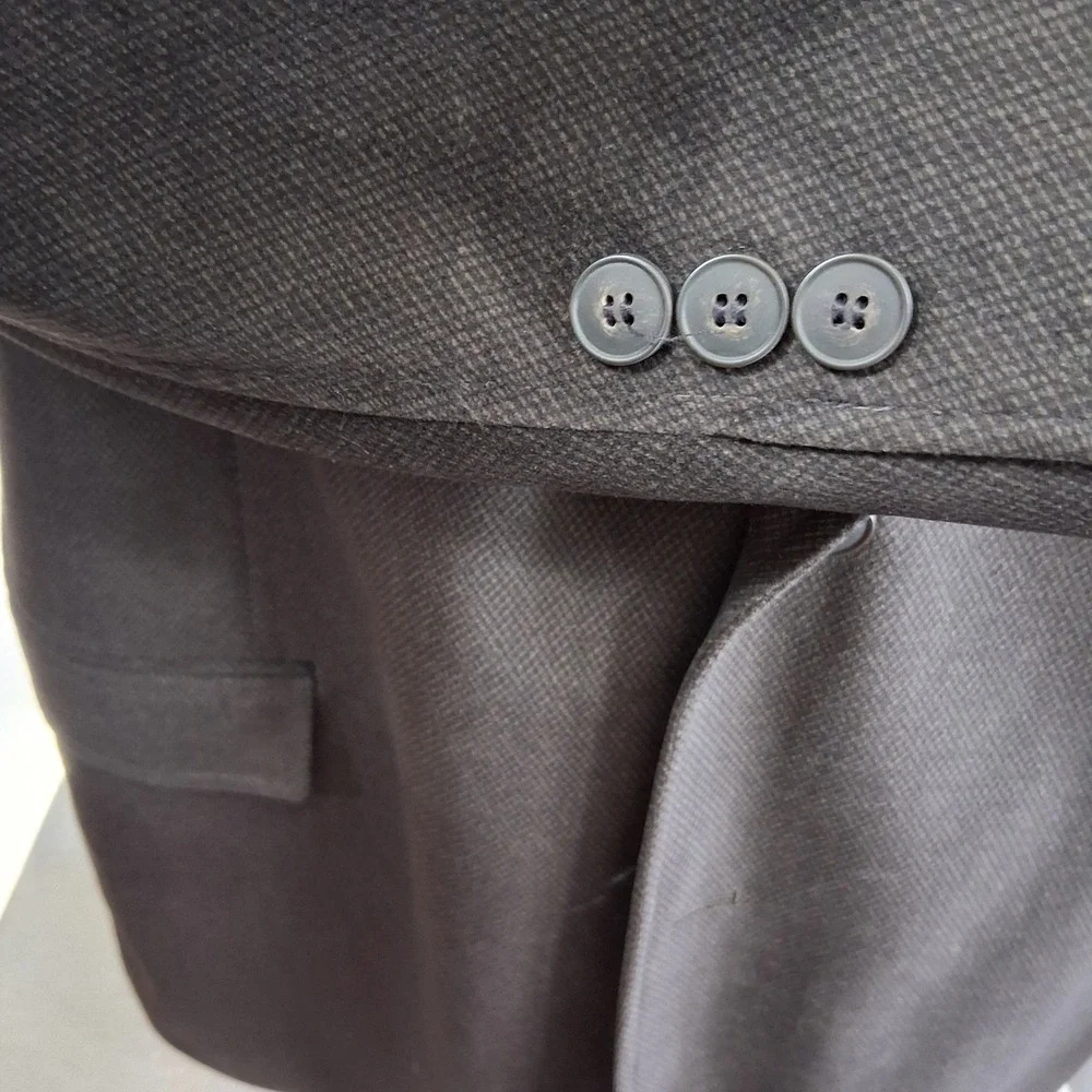 Pronto Uomo Blazer 2X 50R Brown Classic Textured 2 Button Sport Coat Double Vent
